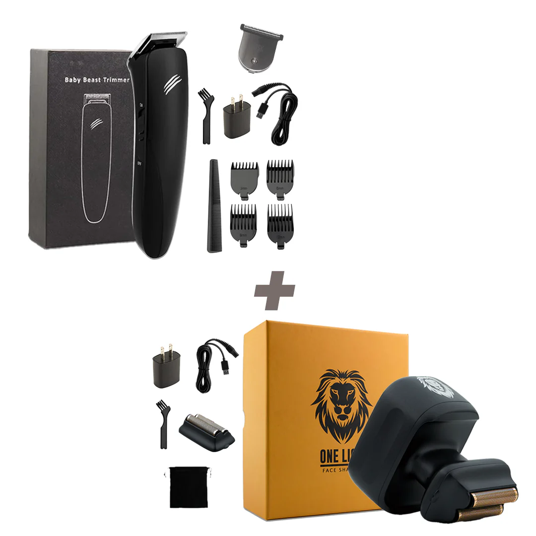 Baby Beast Trimmer PRO with Risk Blade | 4 Comb Attachments included - Image 14