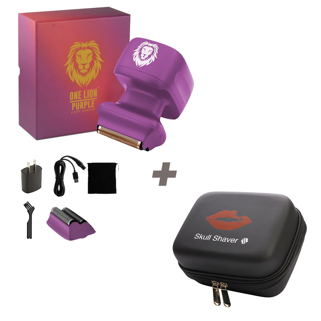 One Lion Purple PRO Foil shaver | Two foil options: Standard and Sensitive included - Image 9