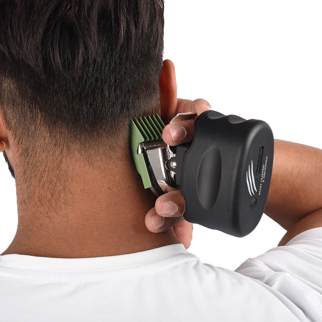 Palm Shaver & Beast Clipper DUO Combo | Complete Head & Face Grooming Kit for Effortless Haircuts & Smooth Shaves - Image 12
