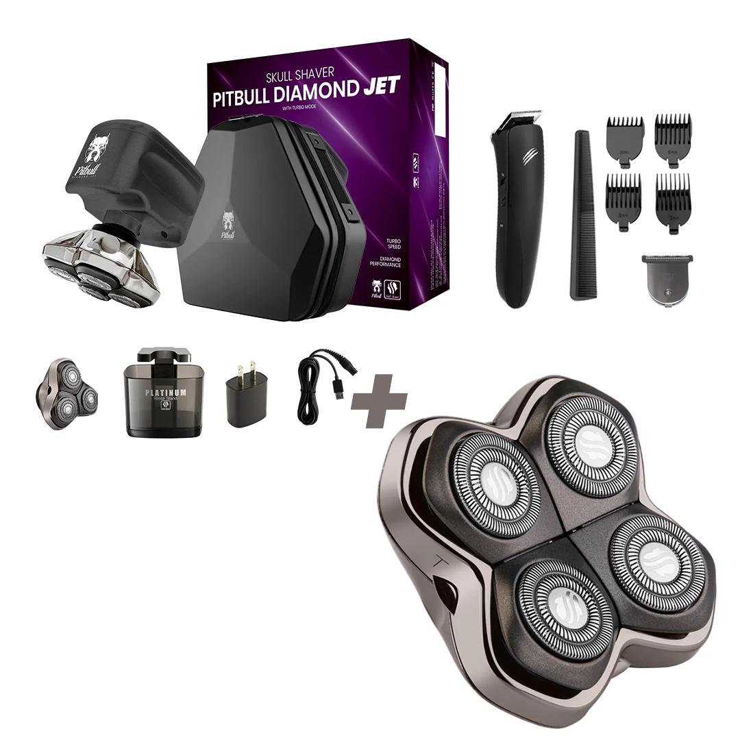 Pitbull Diamond Jet Head & Face Shaver | Ultimate Precision & Smoothness - Image 10