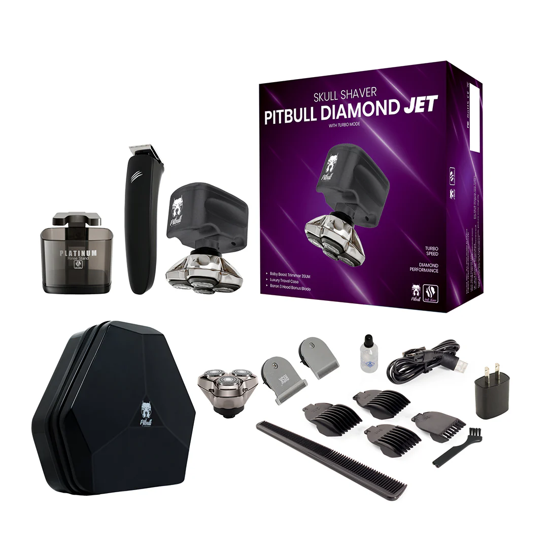 Pitbull Diamond Jet Head & Face Shaver | Ultimate Precision & Smoothness - Image 8