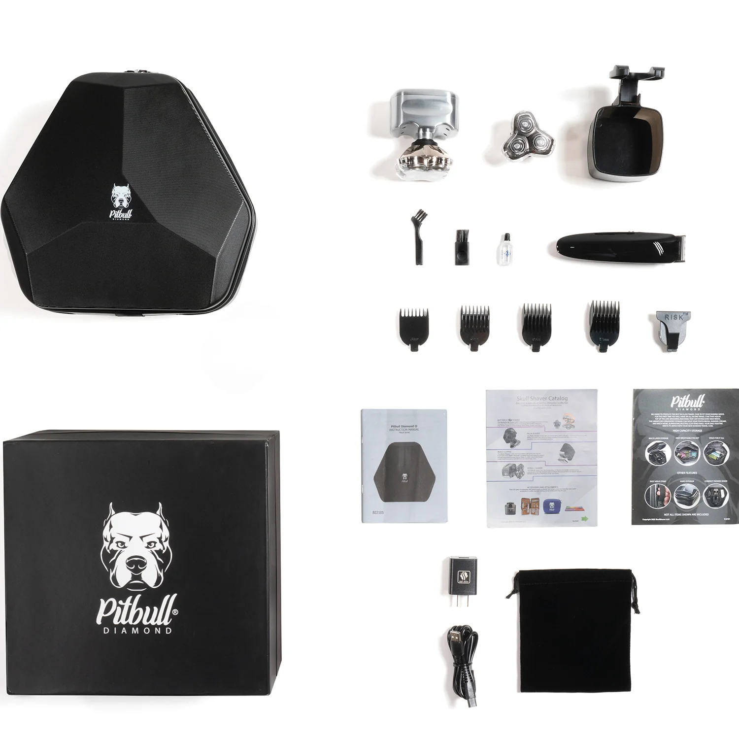 Pitbull Diamond PRO Head & Face Shaver | Ultimate Precision & Smoothness - Image 8