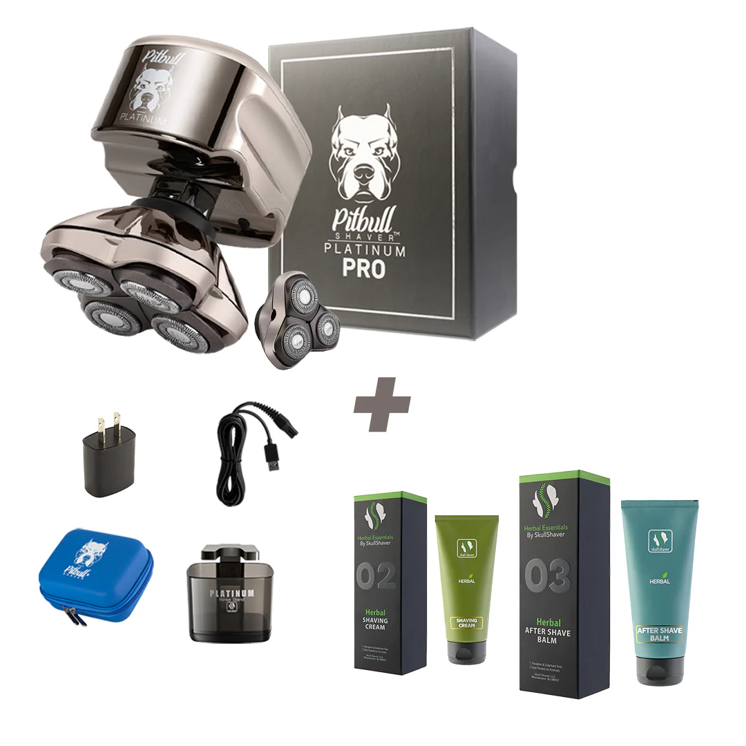 Pitbull Platinum PRO Head & Face Shaver With Bonus Blade - Image 12