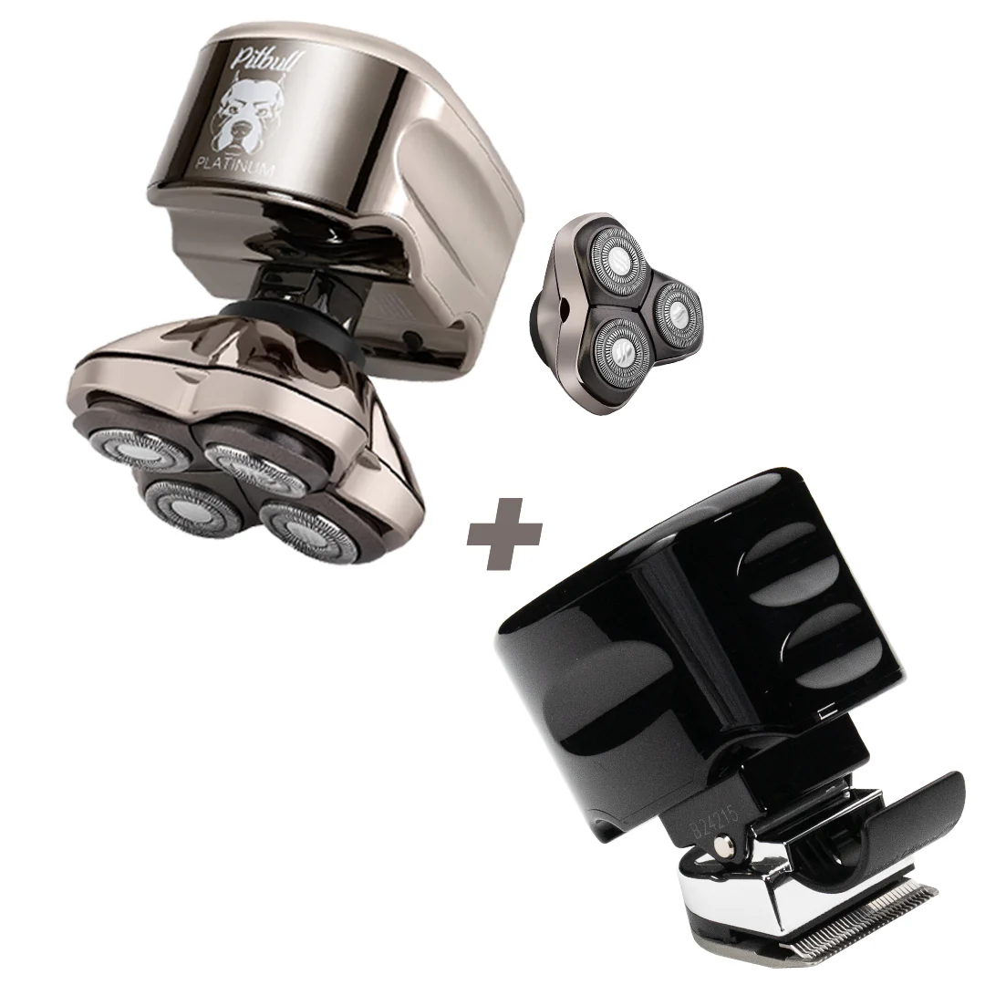 Pitbull Platinum PRO Head & Face Shaver With Bonus Blade - Image 13