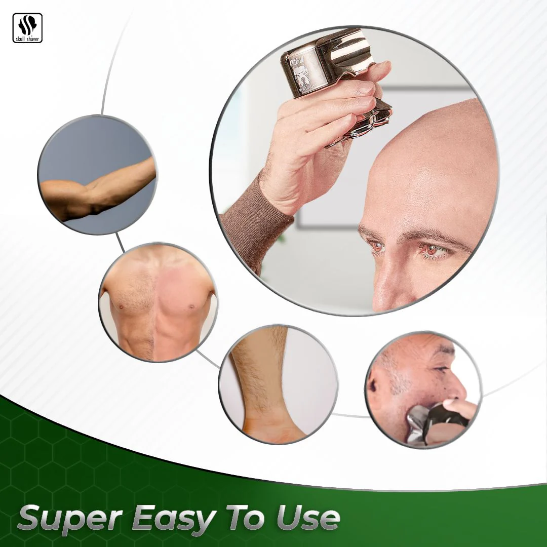 Pitbull Platinum PRO Head & Face Shaver With Bonus Blade - Image 4