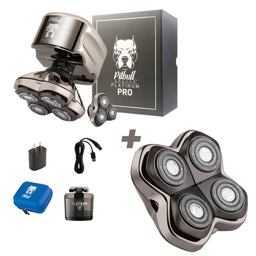Pitbull Platinum PRO Head & Face Shaver With Bonus Blade - Image 8