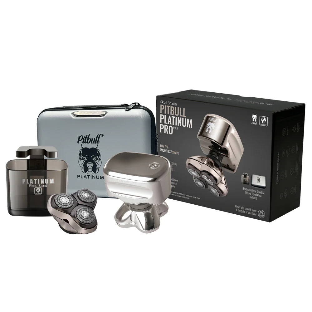 Skull Shaver Pitbull Platinum PRO PX5 with Bonus Blade - Image 8