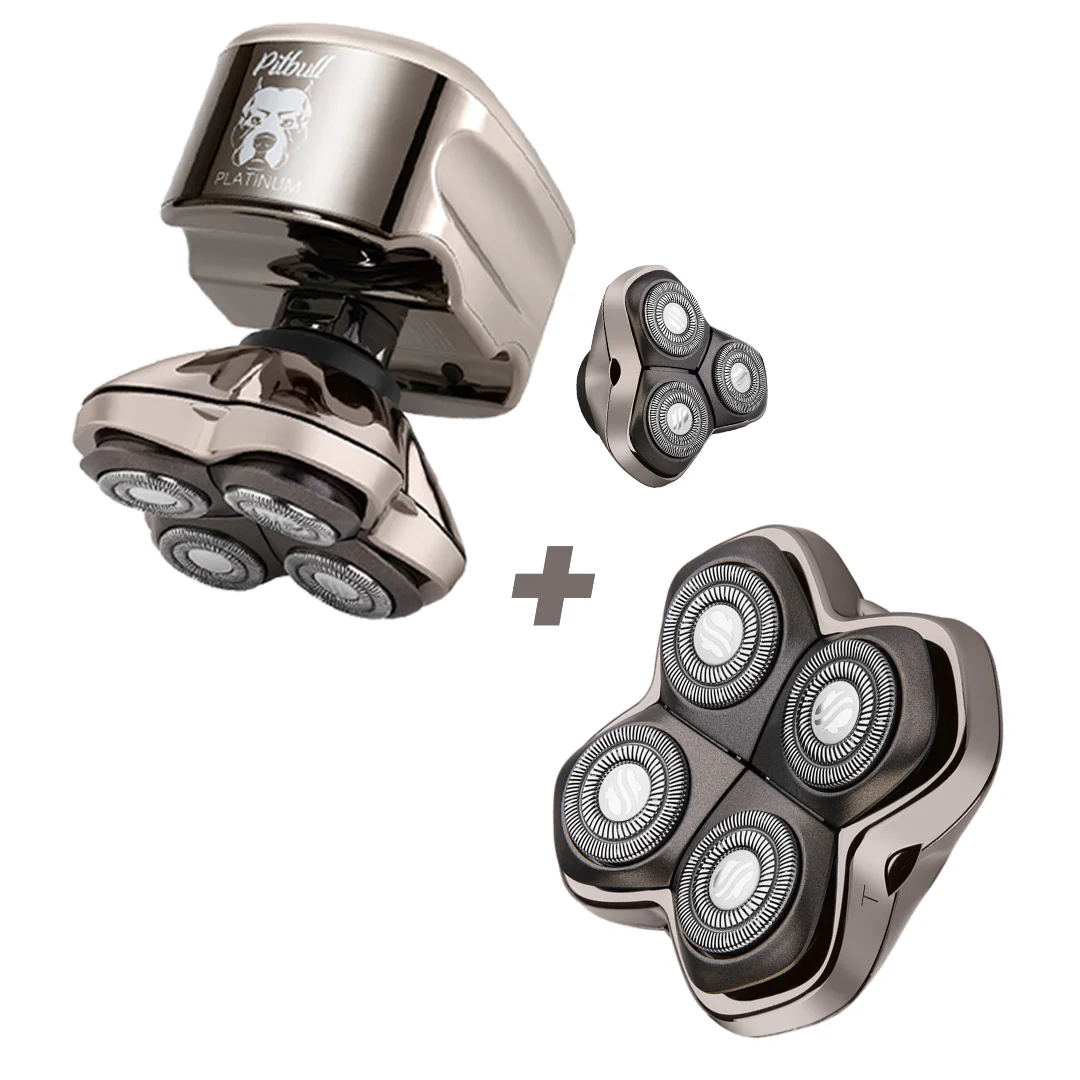 Skull Shaver Pitbull Platinum PRO PX5 with Bonus Blade - Image 9
