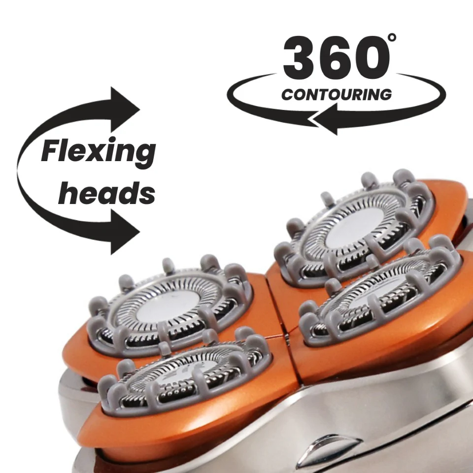 Rugged Baron™ 4 Head Replacement Blade | Compatible with all Skull Shaver models - Image 5